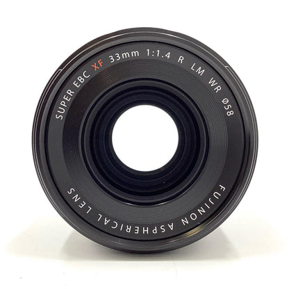 【全額返金保証】【最速発送】FUJIFILM フジノンレンズ XF33mmF1.4 R LM WR 美品 動作確認済