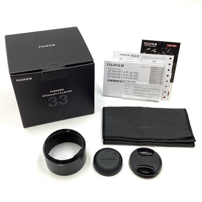 【全額返金保証】【最速発送】FUJIFILM フジノンレンズ XF33mmF1.4 R LM WR 美品 動作確認済