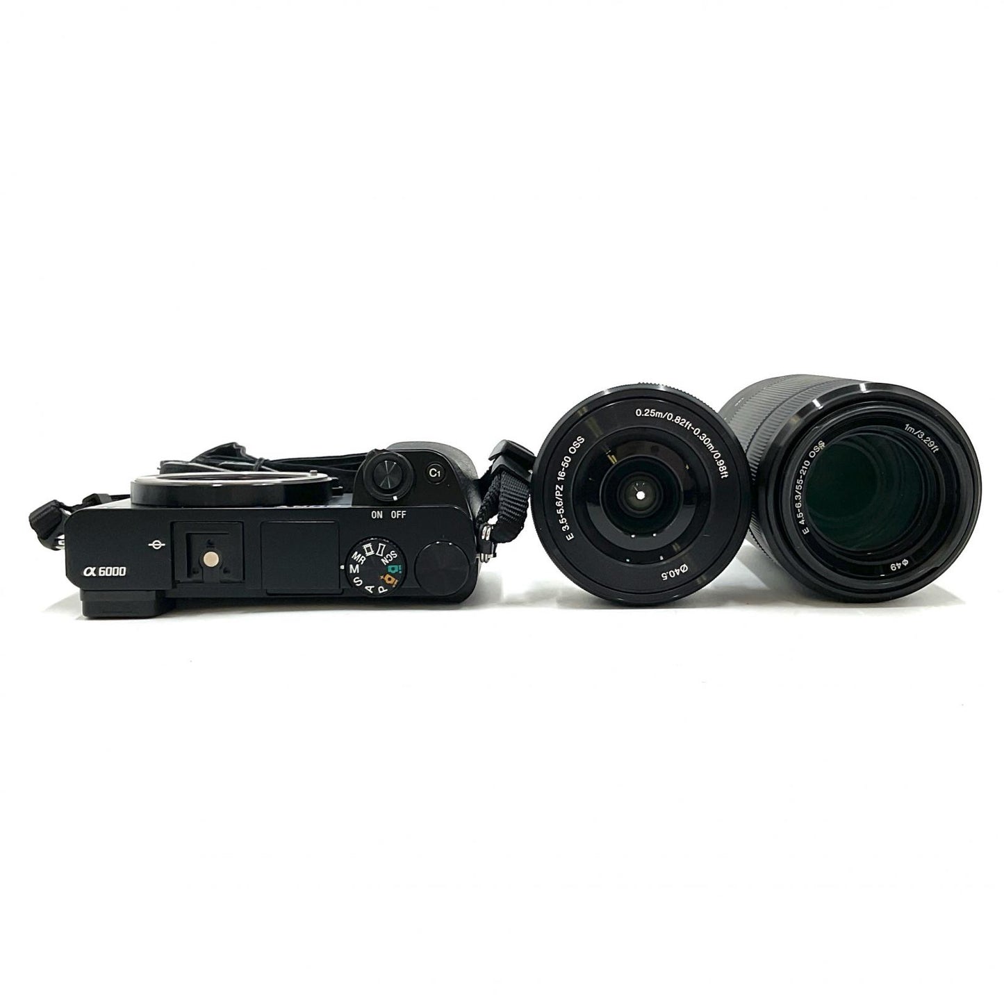 【全額返金保証】【最速発送】Sony デジタル一眼 α6000 ILCE-6000Y ダブルズームレンズキット [ブラック] ブラック 美品 動作確認済