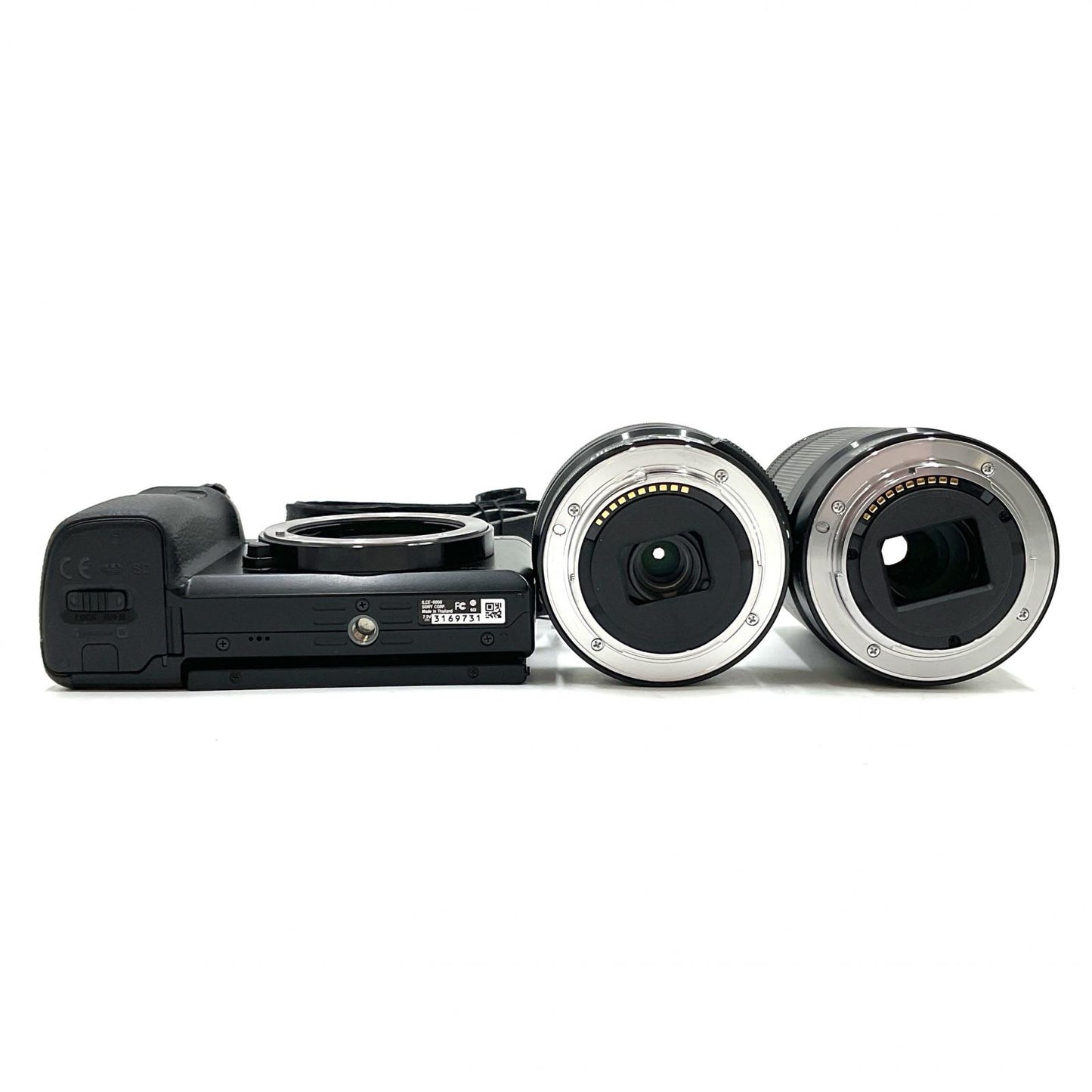 【全額返金保証】【最速発送】Sony デジタル一眼 α6000 ILCE-6000Y ダブルズームレンズキット [ブラック] ブラック 美品 動作確認済