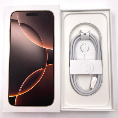 【全額返金保証】【最速発送】Apple iPhone iPhone 16 Pro Max 256GB デザートチタニウム SIMフリー 白ロム 超美品 動作確認済 100%