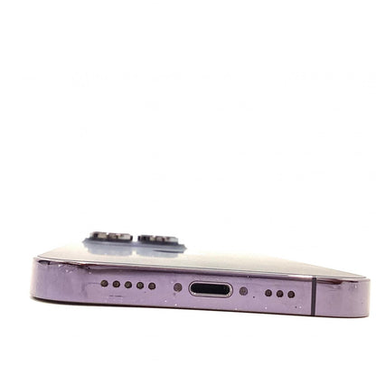 【全額返金保証】【最速発送】Apple iPhone iPhone 14 Pro 512GB ディープパープル SIMフリー 白ロム 動作確認済 78%