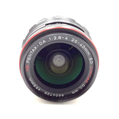 【全額返金保証】【最速発送】RICOH HD PENTAX-DA 20-40mmF2.8-4ED Limited DC WR 動作確認済