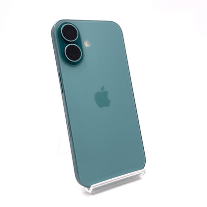 【全額返金保証】【最速発送】Apple iPhone iPhone 16 128GB ティール SIMフリー 白ロム 美品 動作確認済 100%