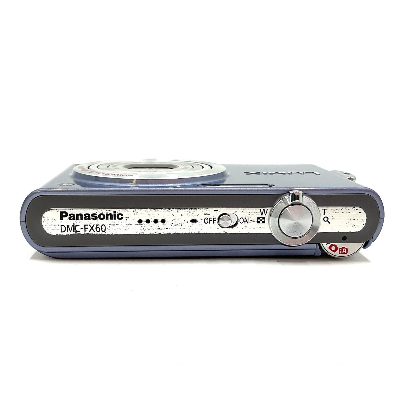 【全額返金保証】【最速発送】Panasonic コンパクトデジタルカメラ LUMIX DMC-FX60 [ラベンダーブルー] 動作確認済
