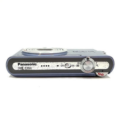 【全額返金保証】【最速発送】Panasonic コンパクトデジタルカメラ LUMIX DMC-FX60 [ラベンダーブルー] 動作確認済