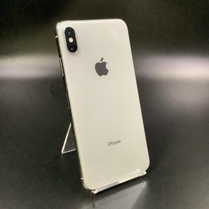 【全額返金保証】【最速発送】Apple iPhone iPhone XS Max 256GB シルバー SIMフリー 白ロム 動作確認済 85%