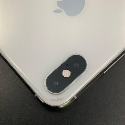 【全額返金保証】【最速発送】Apple iPhone iPhone XS Max 256GB シルバー SIMフリー 白ロム 動作確認済 85%