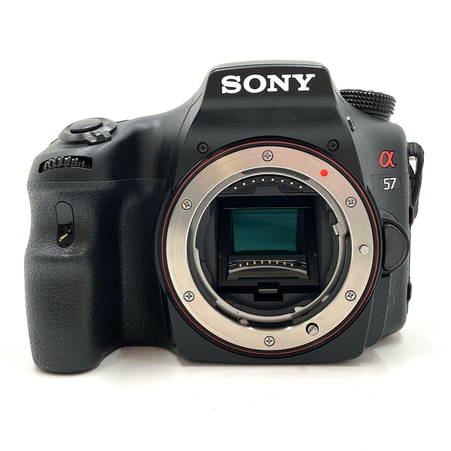 【全額返金保証】【最速発送】Sony デジタル一眼 α57 SLT-A57 ボディ ブラック 動作確認済