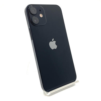 【全額返金保証】【最速発送】Apple iPhone iPhone 12 mini 128GB ブラック au 白ロム 動作確認済 74%