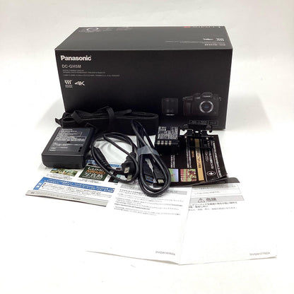 【全額返金保証】【最速発送】Panasonic デジタル一眼 LUMIX DC-GH5 ボディ ブラック 動作確認済