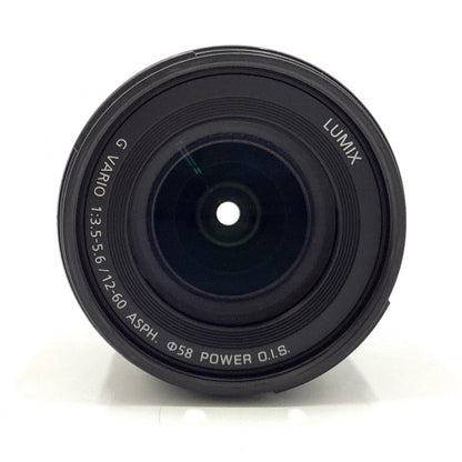 【全額返金保証】【最速発送】Panasonic LUMIX G VARIO 12-60mm/F3.5-5.6 ASPH./POWER O.I.S. H-FS12060 超美品 動作確認済