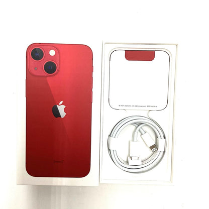 【全額返金保証】【最速発送】Apple iPhone iPhone 13 mini 256GB (PRODUCT)RED SIMフリー 白ロム 動作確認済 85%