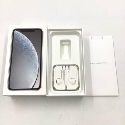 【全額返金保証】【最速発送】Apple iPhone iPhone XR 64GB ホワイト Softbank 白ロム 動作確認済 79%