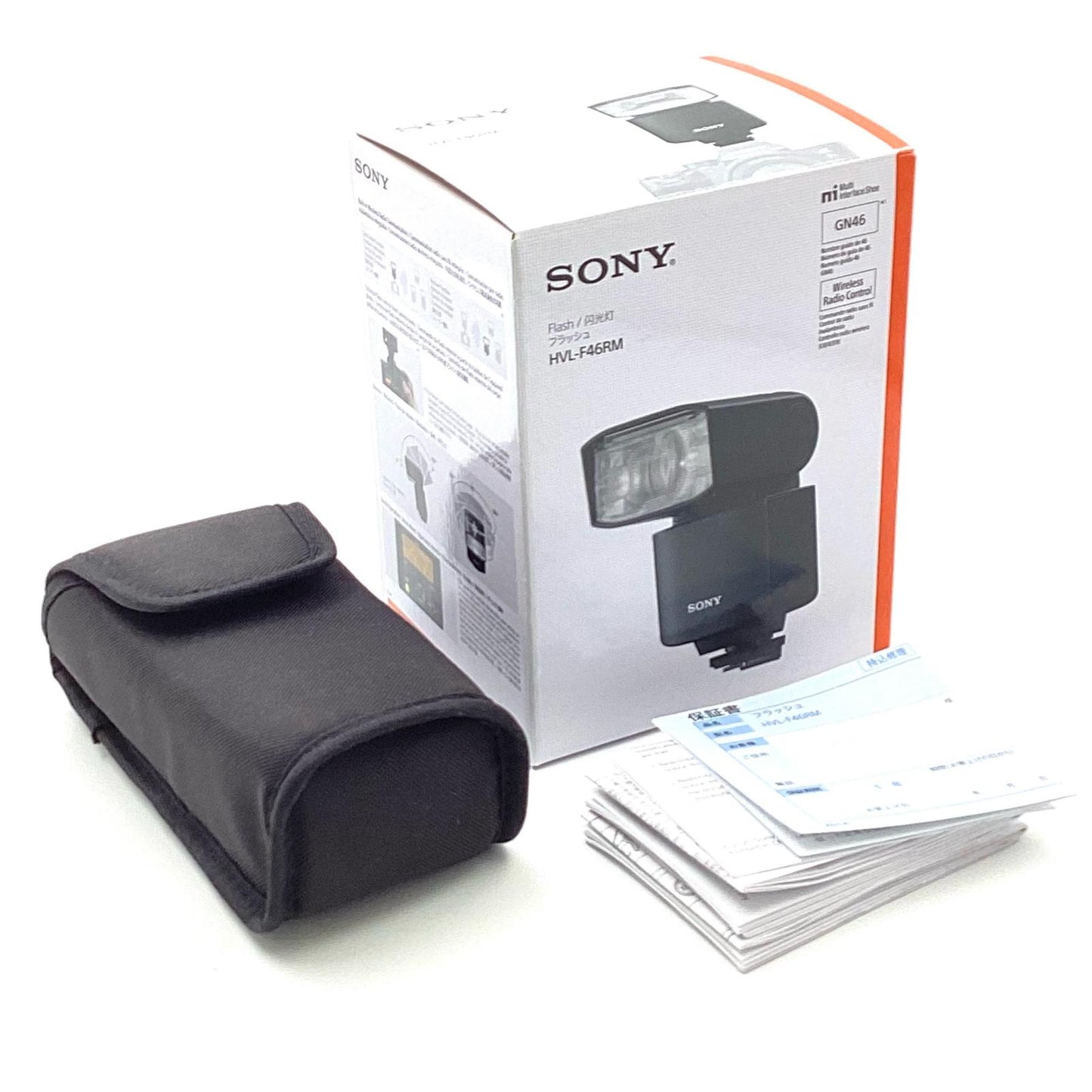 【全額返金保証】【最速発送】Sony HVL-F46RM 美品 動作確認済