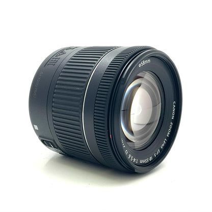 【全額返金保証】【最速発送】Canon EF-S18-55mm F4-5.6 IS STM 超美品 動作確認済