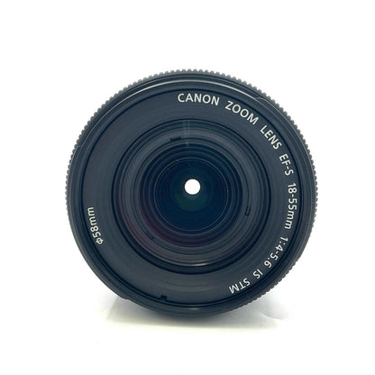 【全額返金保証】【最速発送】Canon EF-S18-55mm F4-5.6 IS STM 超美品 動作確認済