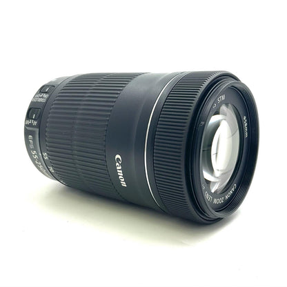 【全額返金保証】【最速発送】Canon EF-S55-250mm F4-5.6 IS STM 美品 動作確認済