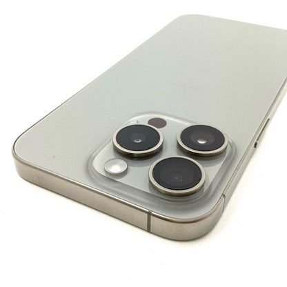 【全額返金保証】【最速発送】Apple iPhone iPhone Pro 15 Pro 128GB ナチュラルチタニウム SIMフリー 白ロム 美品 動作確認済 88%