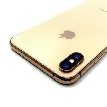 【全額返金保証】【最速発送】Apple iPhone iPhone XS Max 64GB ゴールド Softbank 白ロム 動作確認済 77%