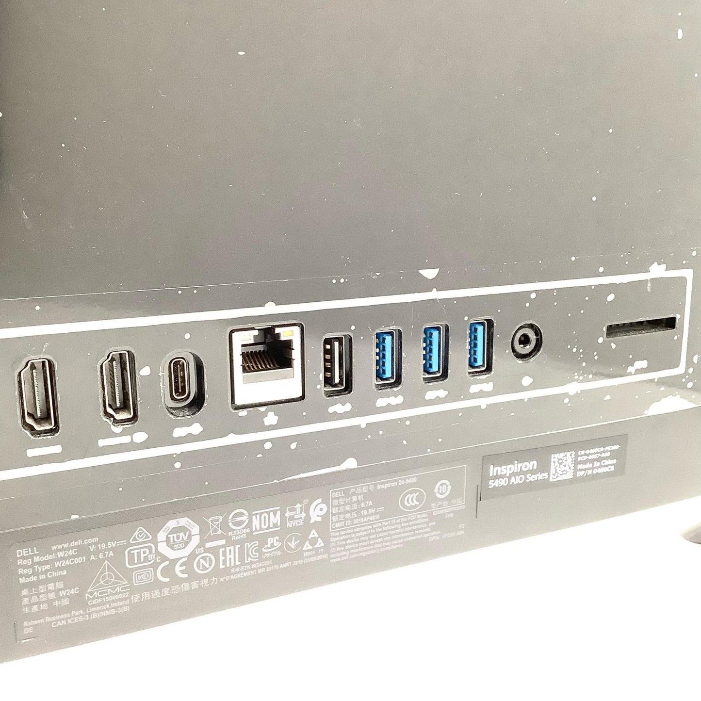 【全額返金保証】【最速発送】DELL Inspiron 5490 AIO 24インチ Intel(R) Core(TM) i5-10210U CPU @ 1.60GHz 8GB M.2 SSD 256GB HDD 1TB NVIDIA GeForce MX110 動作確認済