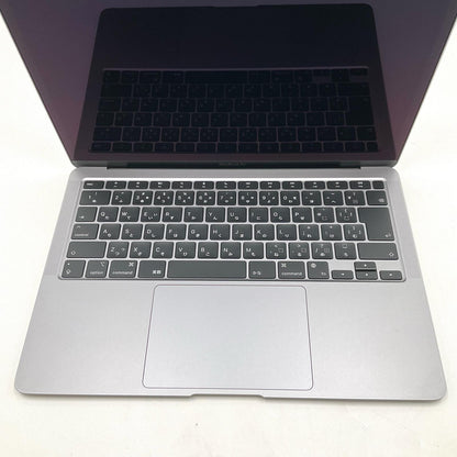 【全額返金保証】【最速発送】Apple MacBook Air 13.3インチ 2020 Apple M1 8GB SSD 256GB スペースグレイ 100% 動作確認済