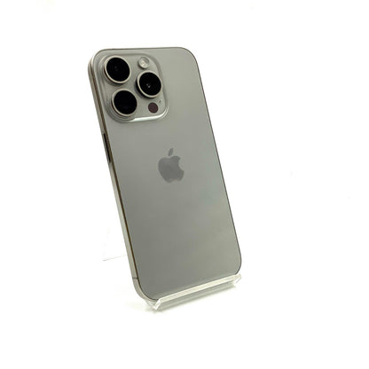 【全額返金保証】【最速発送】Apple iPhone iPhone 15 Pro 256GB ナチュラルチタニウム SIMフリー 白ロム 美品 動作確認済 87%