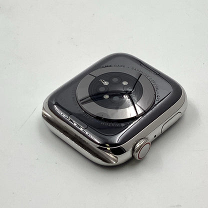 【全額返金保証】【最速発送】Apple Watch Series 9 ステンレススチール 45mm GPS+Cellular 93% 動作確認済