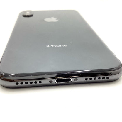 【最速発送】Apple iPhone iPhone X 64GB スペースグレイ 白ロム【難有】 100%