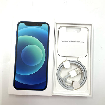 【全額返金保証】【最速発送】Apple iPhone iPhone 12 mini 64GB ブルー SIMフリー 白ロム 動作確認済 78%
