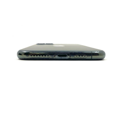 【全額返金保証】【最速発送】Apple iPhone iPhone 11 Pro Max 256GB ミッドナイトグリーン au 白ロム 動作確認済 79%