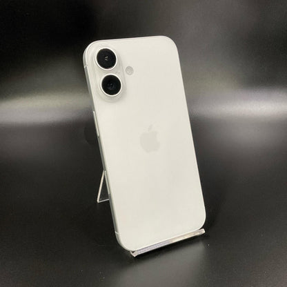 【全額返金保証】【最速発送】Apple iPhone iPhone 16 128GB ホワイト SIMフリー 白ロム 美品 動作確認済 92%