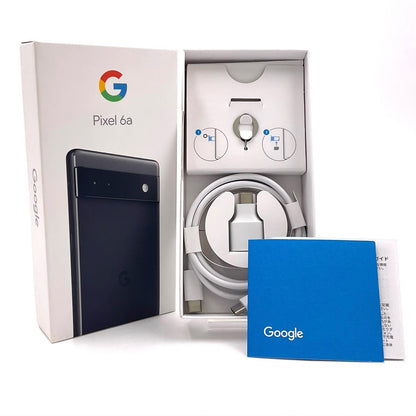 【全額返金保証】【最速発送】Google Pixel 6a 128GB charcoal au SIMフリー Pixel 6a 白ロム 動作確認済