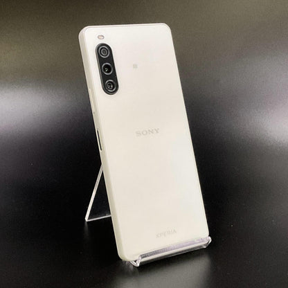 【全額返金保証】【最速発送】Sony Xperia 10 V 128GB ホワイト 楽天モバイル SIMフリー XQ-DC44 動作確認済