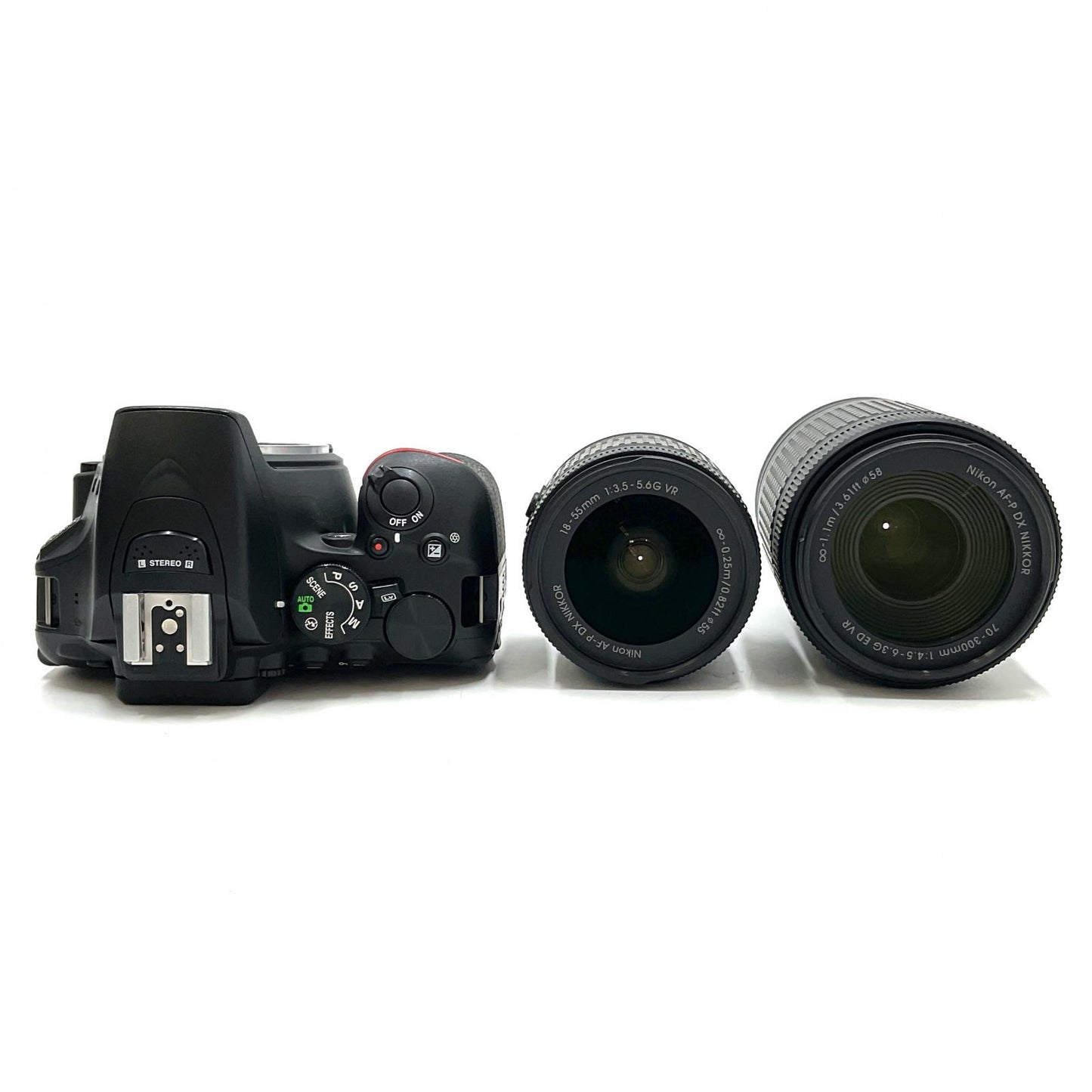 【全額返金保証】【最速発送】Nikon デジタル一眼 D5600 ダブルズームキット ブラック 美品 動作確認済