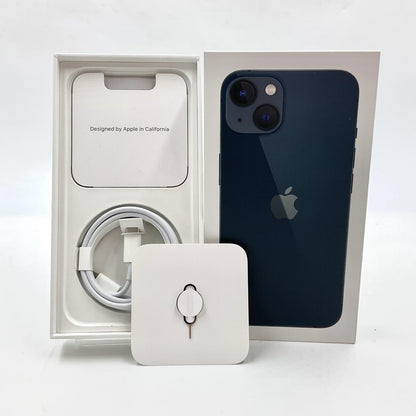 【全額返金保証】【最速発送】Apple iPhone iPhone 13 256GB ミッドナイト Softbank SIMフリー 白ロム 動作確認済 86%