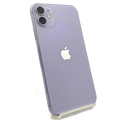 【最速発送】Apple iPhone iPhone 11 128GB パープル au 白ロム【難有】 75%
