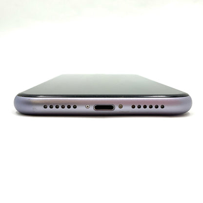 【最速発送】Apple iPhone iPhone 11 128GB パープル au 白ロム【難有】 75%
