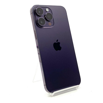 【全額返金保証】【最速発送】Apple iPhone iPhone 14 Pro Max 128GB ディープパープル docomo 白ロム 美品 動作確認済 91%