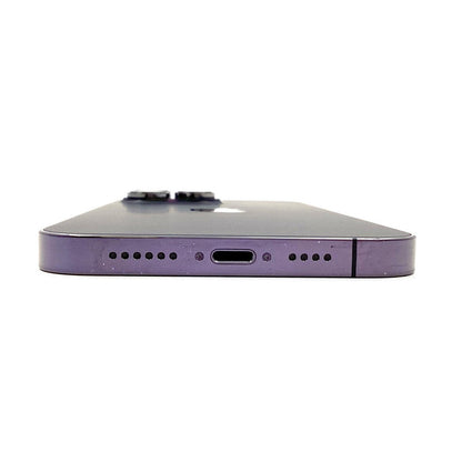【全額返金保証】【最速発送】Apple iPhone iPhone 14 Pro Max 128GB ディープパープル docomo 白ロム 美品 動作確認済 91%