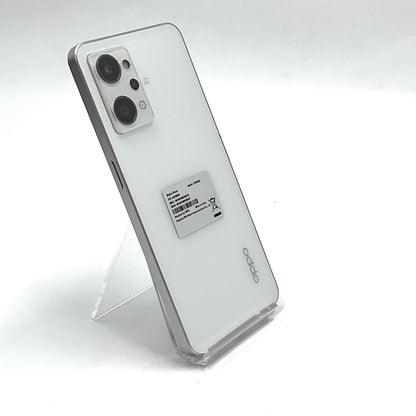 【全額返金保証】【最速発送】OPPO Reno 9A 128GB ムーンホワイト SIMフリー CPH2523 白ロム 美品 動作確認済