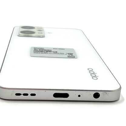 【全額返金保証】【最速発送】OPPO Reno 9A 128GB ムーンホワイト SIMフリー CPH2523 白ロム 美品 動作確認済