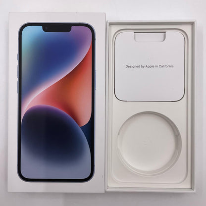 【全額返金保証】【最速発送】Apple iPhone iPhone 14 128GB ブルー SIMフリー 白ロム 動作確認済 86%