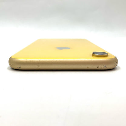 【最速発送】Apple iPhone iPhone XR 256GB イエロー docomo 白ロム【難有】 86%