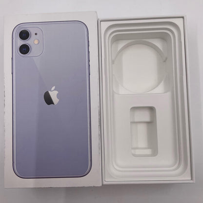 【全額返金保証】【最速発送】Apple iPhone iPhone 11 128GB パープル docomo 白ロム 動作確認済 77%