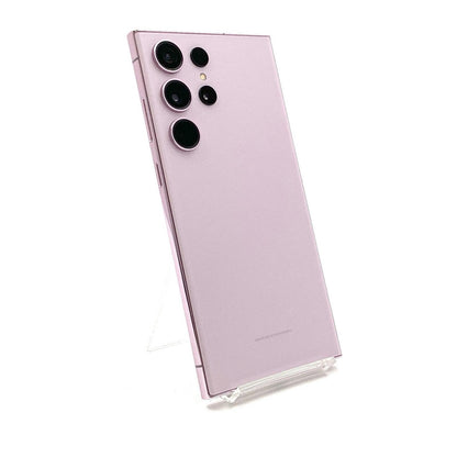 【全額返金保証】【最速発送】SAMSUNG Galaxy S23 Ultra 256GB ラベンダー SIMフリー SM-S918N 白ロム 美品 動作確認済