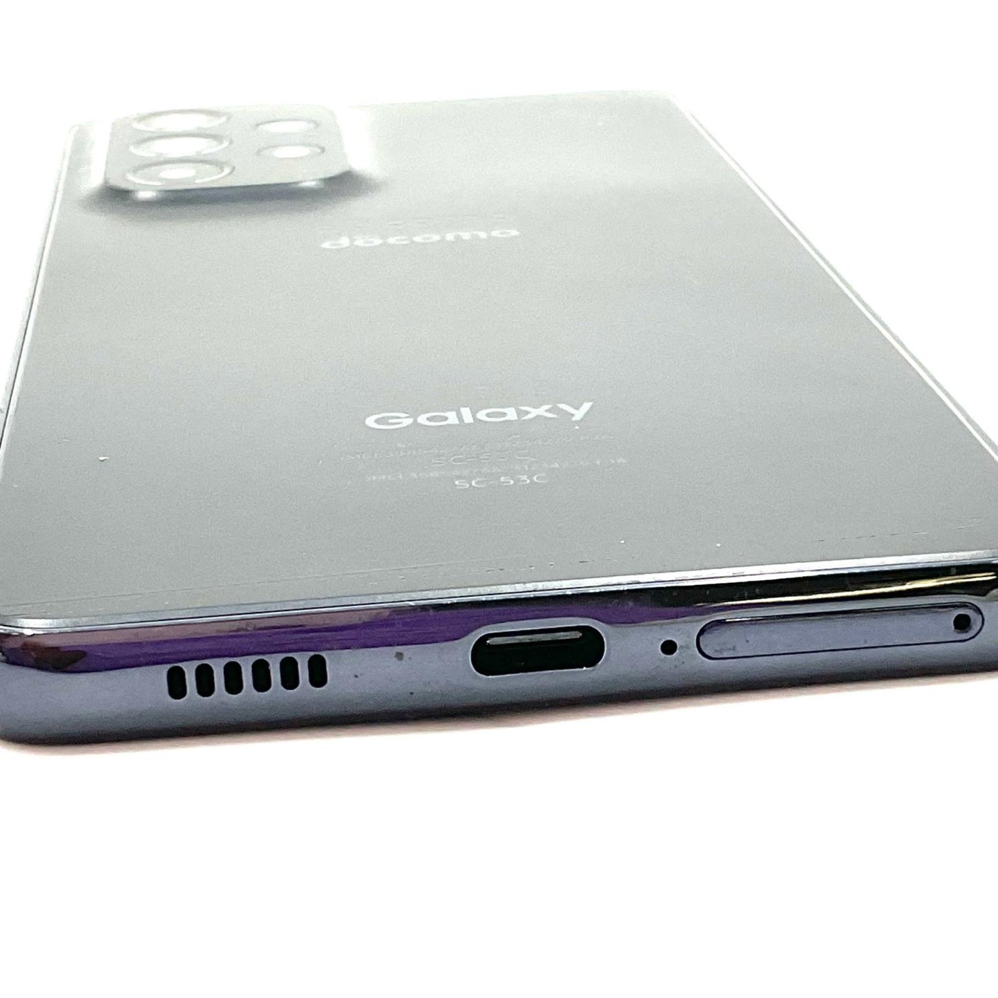 【全額返金保証】【最速発送】SAMSUNG Galaxy A53 5G 128GB ブラック docomo SC-53C 白ロム 動作確認済