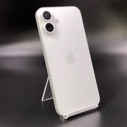 【全額返金保証】【最速発送】Apple iPhone iPhone 16 Plus 128GB ホワイト SIMフリー 白ロム 超美品 動作確認済 91%