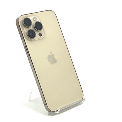 【全額返金保証】【最速発送】Apple iPhone iPhone 14 Pro Max 256GB ゴールド au 動作確認済 89%