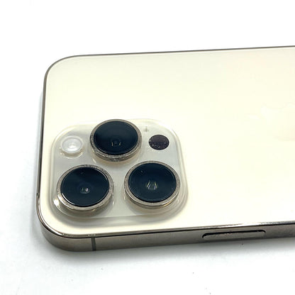【全額返金保証】【最速発送】Apple iPhone iPhone 14 Pro Max 256GB ゴールド au 動作確認済 89%